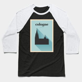 Cologne Poster Design Baseball T-Shirt